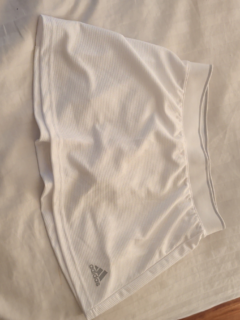 adidas White Sports Skort with Branded Care Tag
